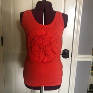 KATE SPADE Alessa Rosette Flower Tank Top